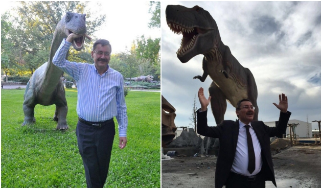 Gökçek'in dinozorları Karadeniz'e göç etti!