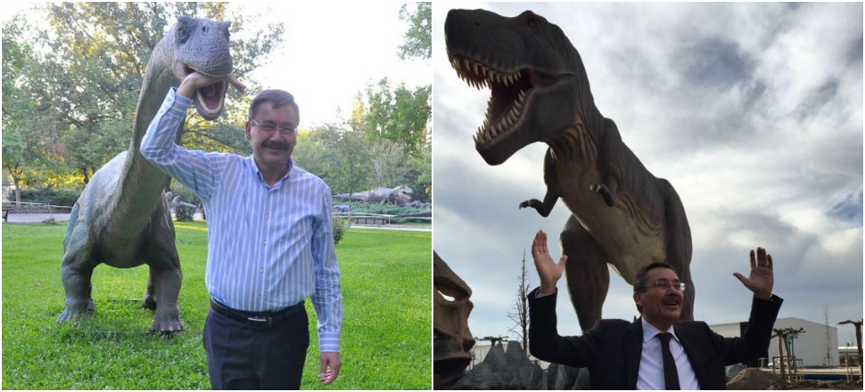 Gökçek'in dinozorları Karadeniz'e göç etti!