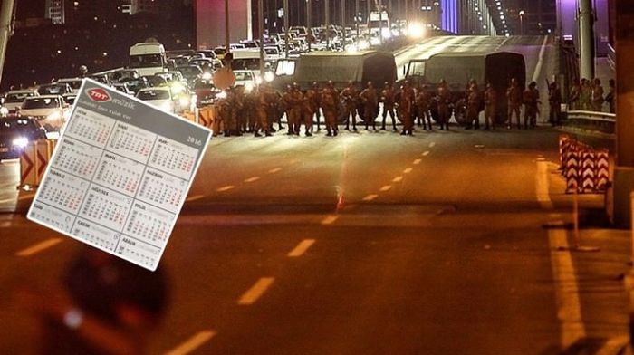 FETÖ 15 Temmuz'u TRT takviminde ilan etmiş