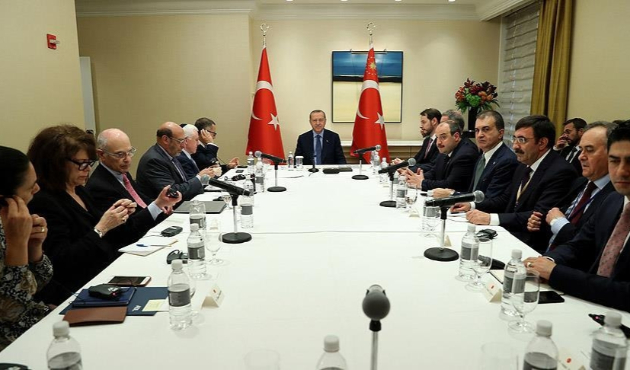 Erdoğan, Yahudi kuruluşlarının temsilcilerini kabul etti!