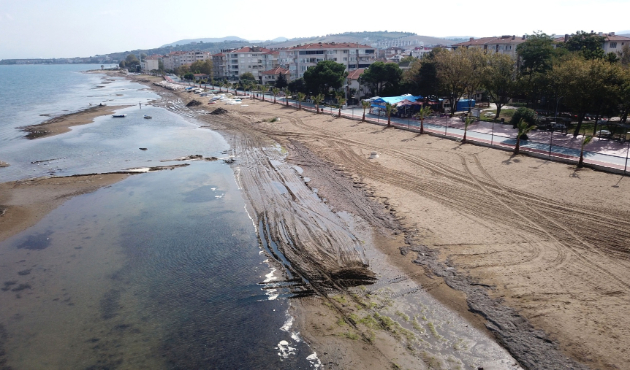 Yalova'da korkutan gelişme! Deniz 25 metre çekildi