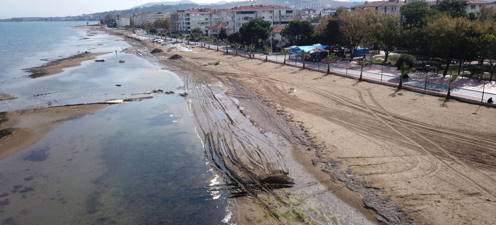 Yalova'da korkutan gelişme! Deniz 25 metre çekildi