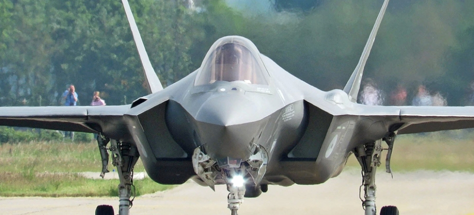 ABD'de F-35 savaş uçağı düştü...