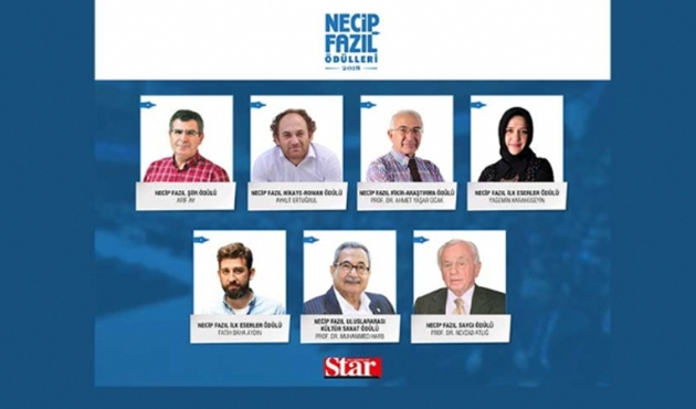 İşte 2018 Necip Fazıl Ödülleri'nin kazananları...