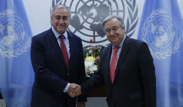 Akıncı, BM Genel Sekreteri Guterres ile görüştü!