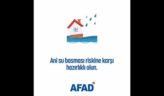 AFAD'dan videolu tropik fırtına uyarısı...