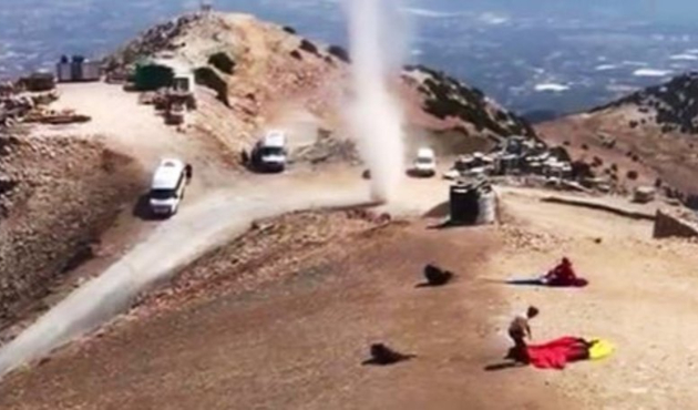 Fethiye'de hortum paniği!