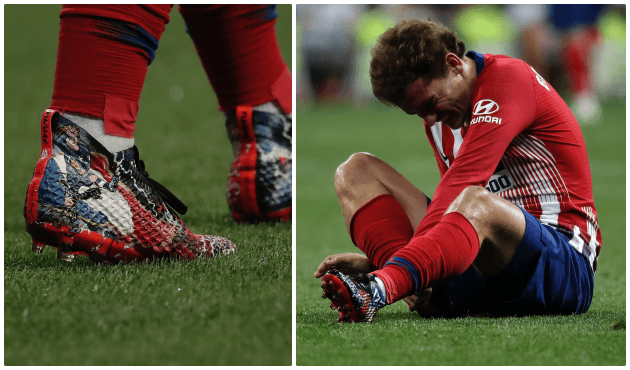 Griezmann'ın kramponları maçın önüne geçti!