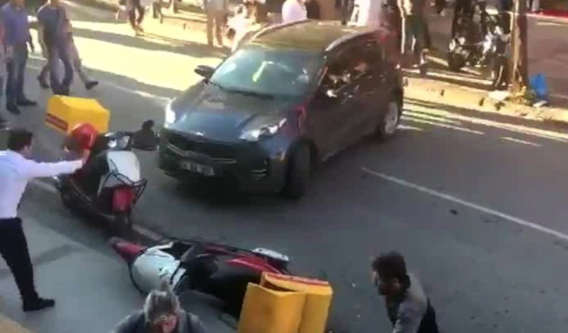 Bakırköy'de yayalara çarpan kişi tutuklandı!