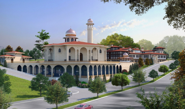 Karadeniz'in en büyük cami inşaatında sona gelindi!