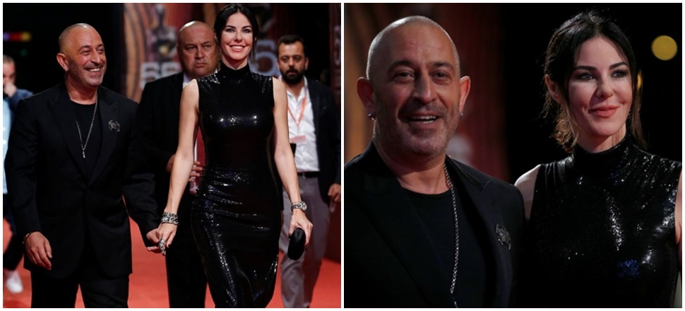 Cem Yılmaz ve Defne Samyeli'nin kırmızı halı pozu olay oldu!