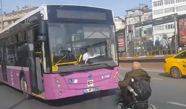 Engelli yolcuyu kabul etmemişti, açığa alındı!