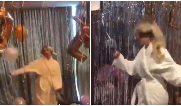 Aleyna Tilki'nin bornozlu dansı olay oldu!