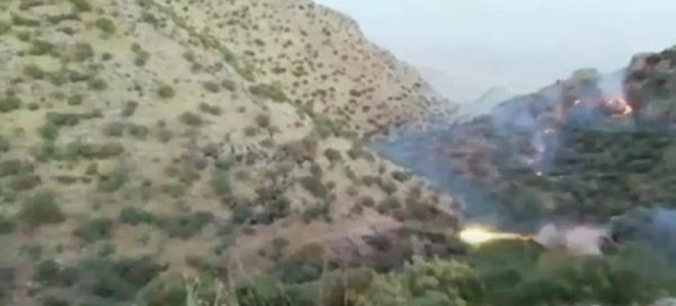 PKK'lıların vurulma anı kamerada! / VİDEO