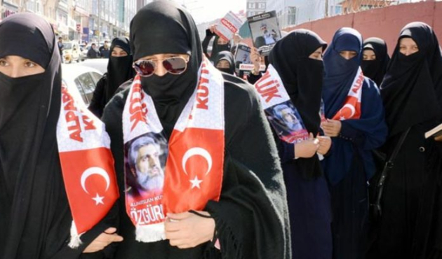 Erzurum'da bir garip protesto...