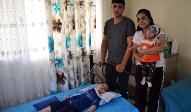 SMA hastası minik Muharrem yardım bekliyor...