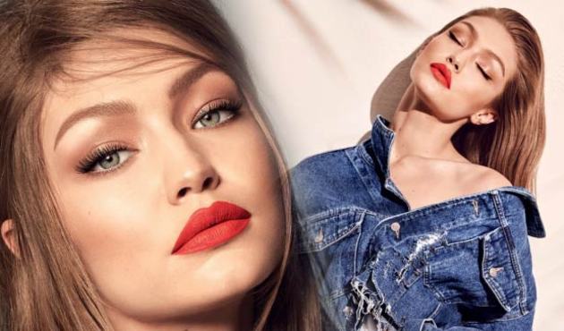 Gigi Hadid dünyaca ünlü kozmetik markasıyla güzelliğini ortaya koydu!