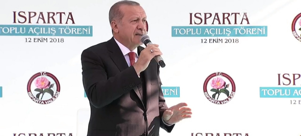 Erdoğan: Münbiç'te çukurlar kazıyorlar. "Mezarımızı hazırladık, gelin gömün" diyorlar!