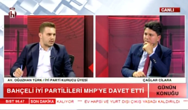 Canlı yayında İYİ Parti'den MHP'ye geçti!