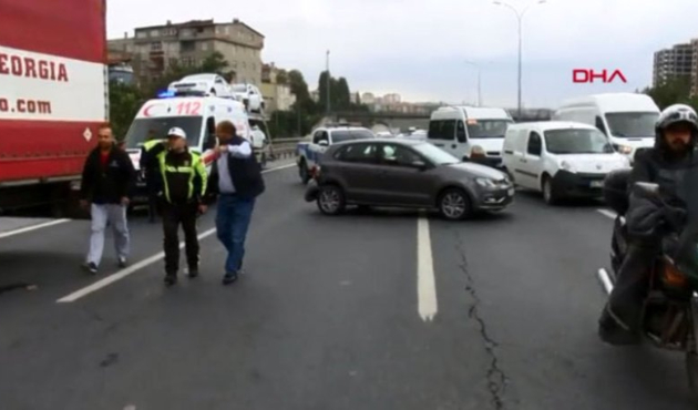 TEM'de zincirleme kaza!