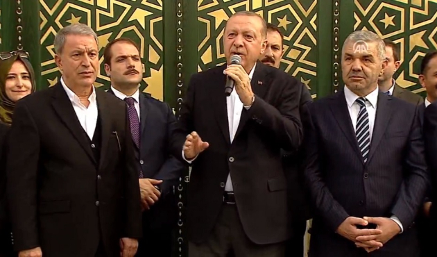 Erdoğan, Hulusi Akar Camii'nin açılışını yaptı!
