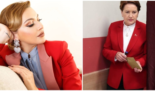 Hadise'nin yeni moda ikonu Meral Akşener oldu!