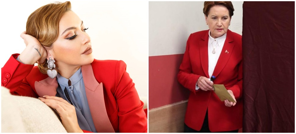Hadise'nin yeni moda ikonu Meral Akşener oldu!