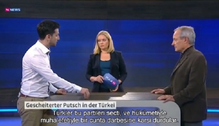 Helal sana Hakan Gördü!  TV'de Avusturyalı milletvekiline demokrasi dersi verdi! (VİDEO)