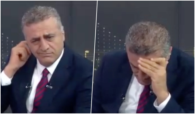 Fuat Kozluklu aldığı haberle böyle yıkıldı! /VİDEO