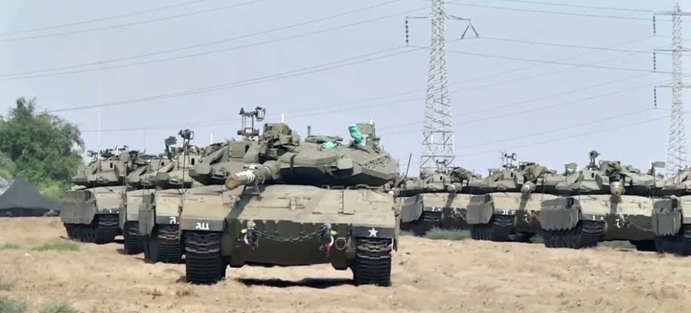 İsrail'den Gazze sınırına tank yığınağı...