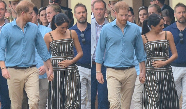 Düşes Meghan'dan Kraliyet bebeğine anne şefkati