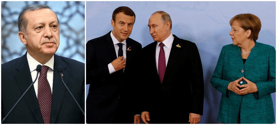 Erdoğan, Macron, Putin ve Merkel'le bir araya gelecek...