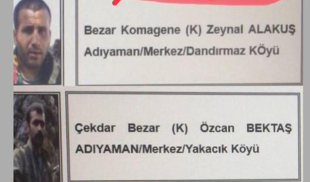 Bu teröristler her yerde aranıyor!