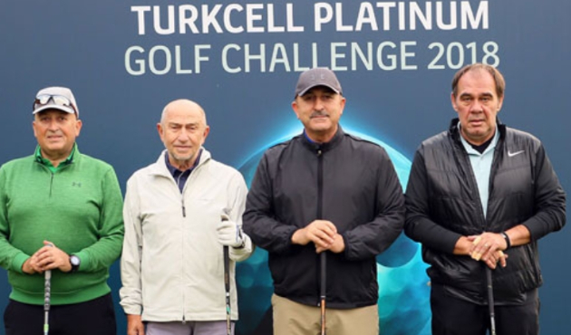 Bakan Çavuşoğlu, Golf Challenge'a katıldı!