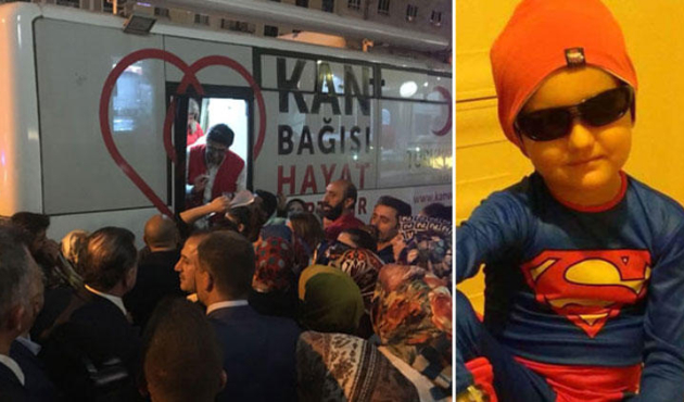 Lösemi hastası olan Minik Emir'den güzel haber geldi!