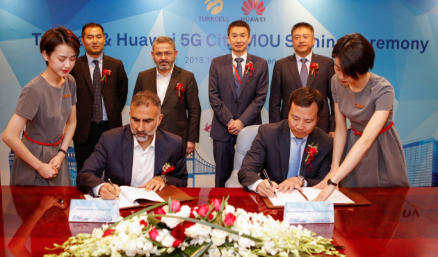 Turkcell ve Huawei  5G’li akıllı şehirler için imza attı