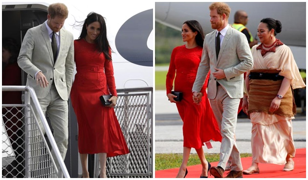 Düşes Meghan Markle elbisesiyle dillere düştü!