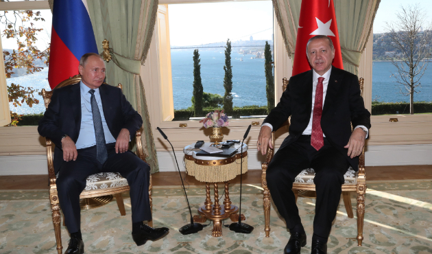 Erdoğan ile Putin Vahdettin Köşkü'nde görüştü!