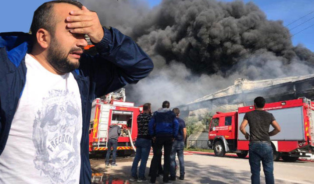 Bir fabrika yangını da Sakarya'dan!