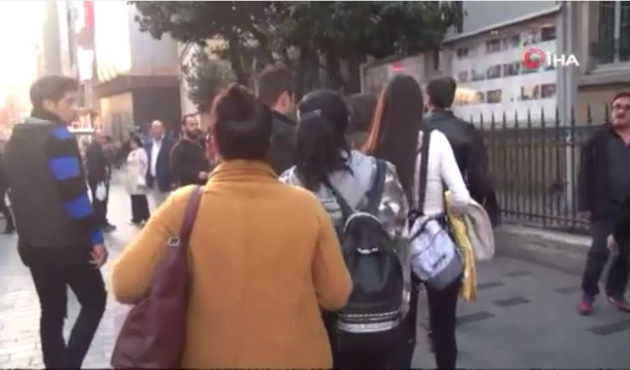 İstiklal Caddesi'nin göbeğinde 3 kadına taciz!