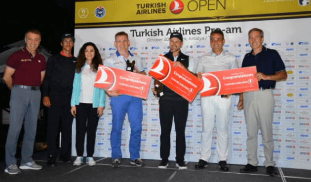 Turkish Airlines Pro-Am'de, "THY 4" takımı zirvede