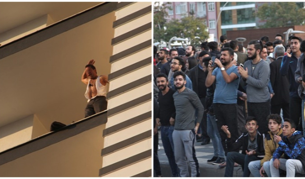 İntihar etmek isteyen vatandaşı canlı yayına aldılar!