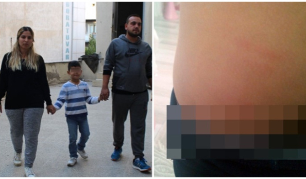 6 yaşındaki öğrenciyi sopayla darp etti!
