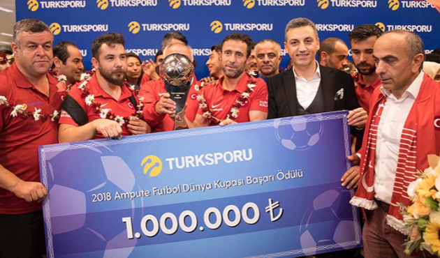 Turkcell'den Ampute Milli Takımı'na büyük ödül!