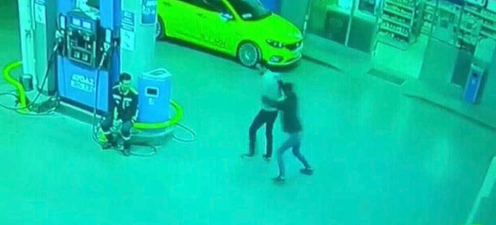 Akaryakıt istasyonunda genç adamı böyle öldürdü...