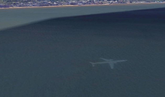 Google Earth'te kafa karıştıran görüntü...