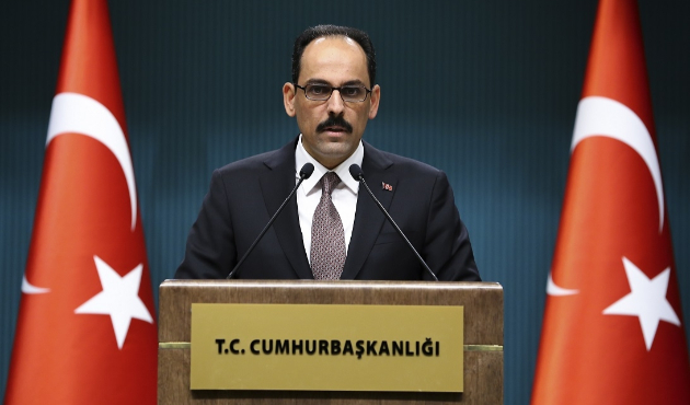 İbrahim Kalın'dan ABD'ye kritik YPG mesajları...
