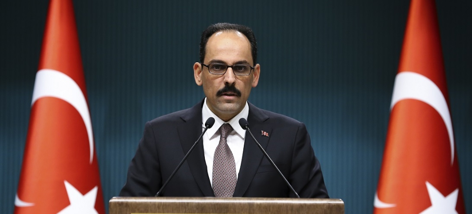 İbrahim Kalın'dan ABD'ye kritik YPG mesajları...