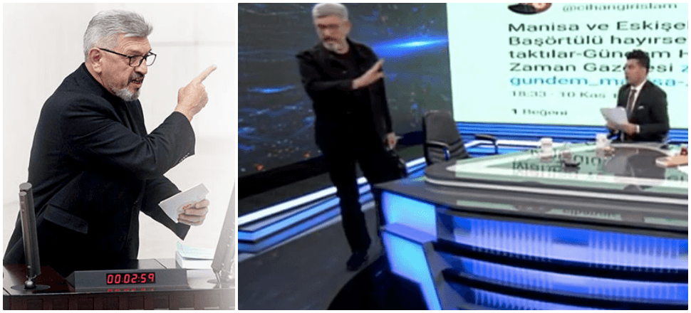 FETÖ sorusuna sinirlenip stüdyoyu terk etti! / VİDEO