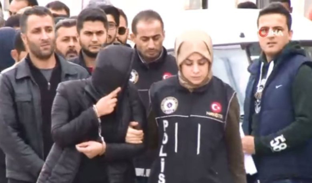 Gözaltına alınan şahıstan aşk mesajı : Seni çok...